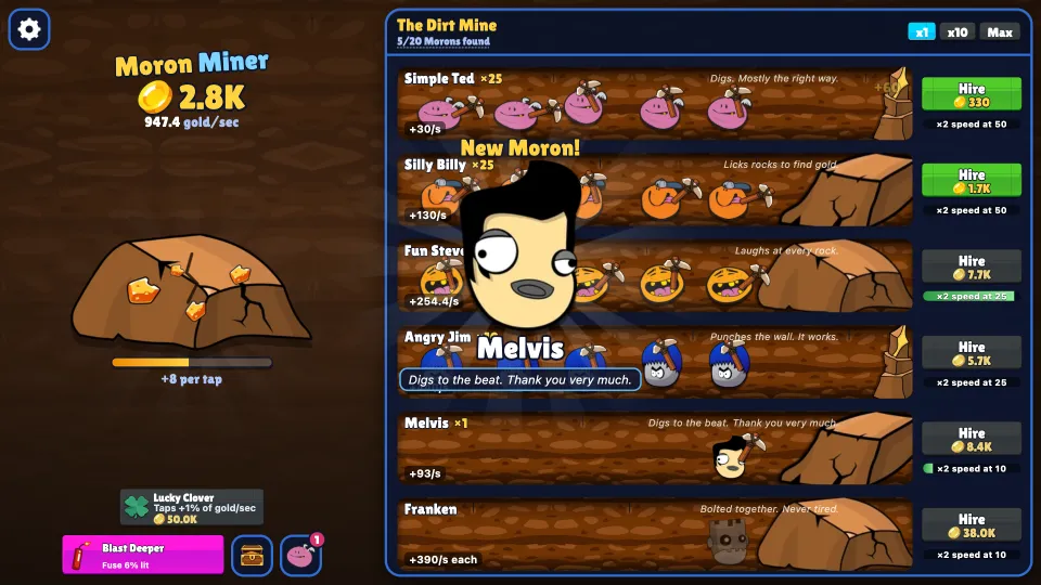 Moron Miner screenshot