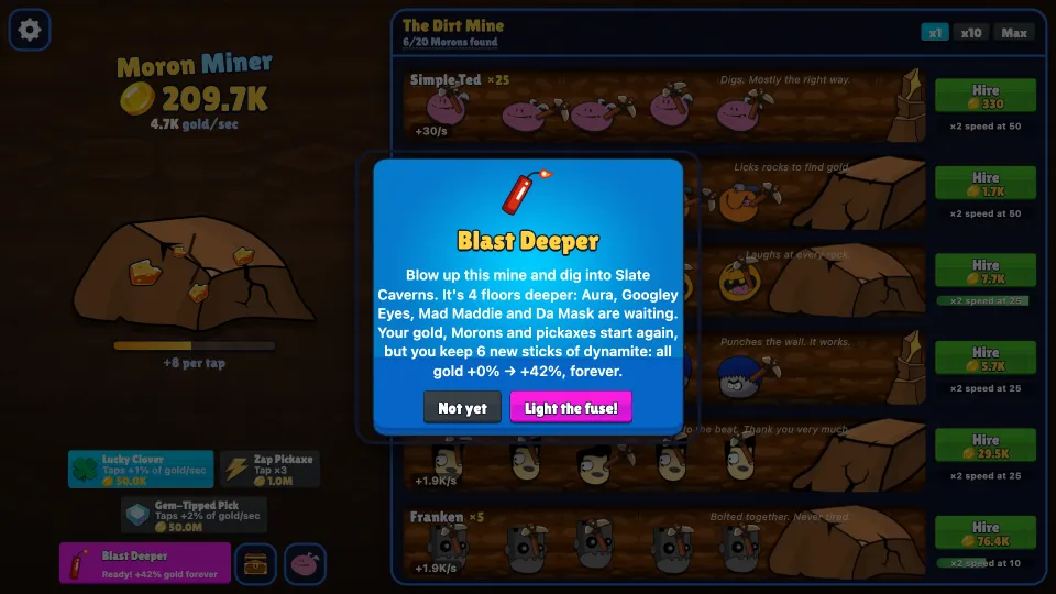 Moron Miner screenshot